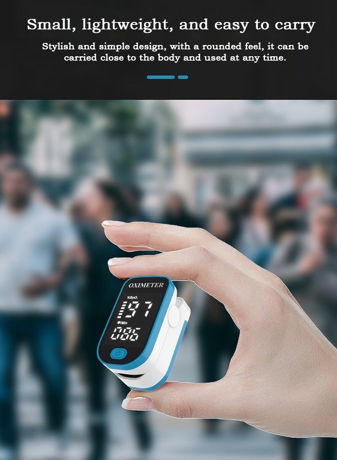 Finger Clip Oximeter Portable LED Screen Heart Rate Monitor for Sports Enthusiasts Medical Blood Oxygen Saturation Detection - Image 4